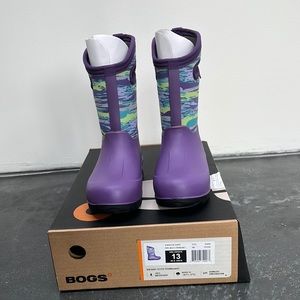 Bogs insulated boots, size 13, new with tags/unworn, purple